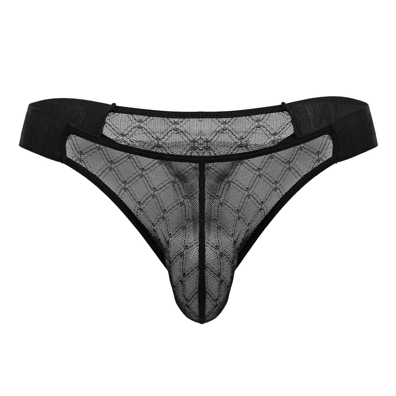 CandyMan 99771 Mesh Thongs Black