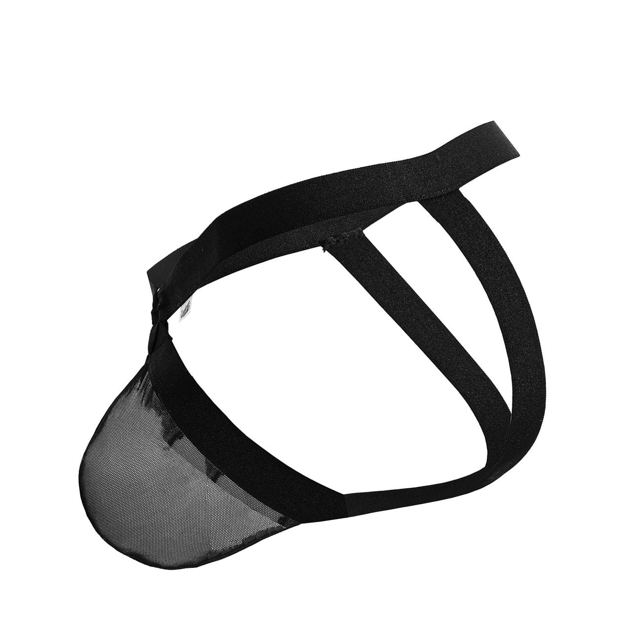 CandyMan 99842 Mens Mesh Jockstrap Black