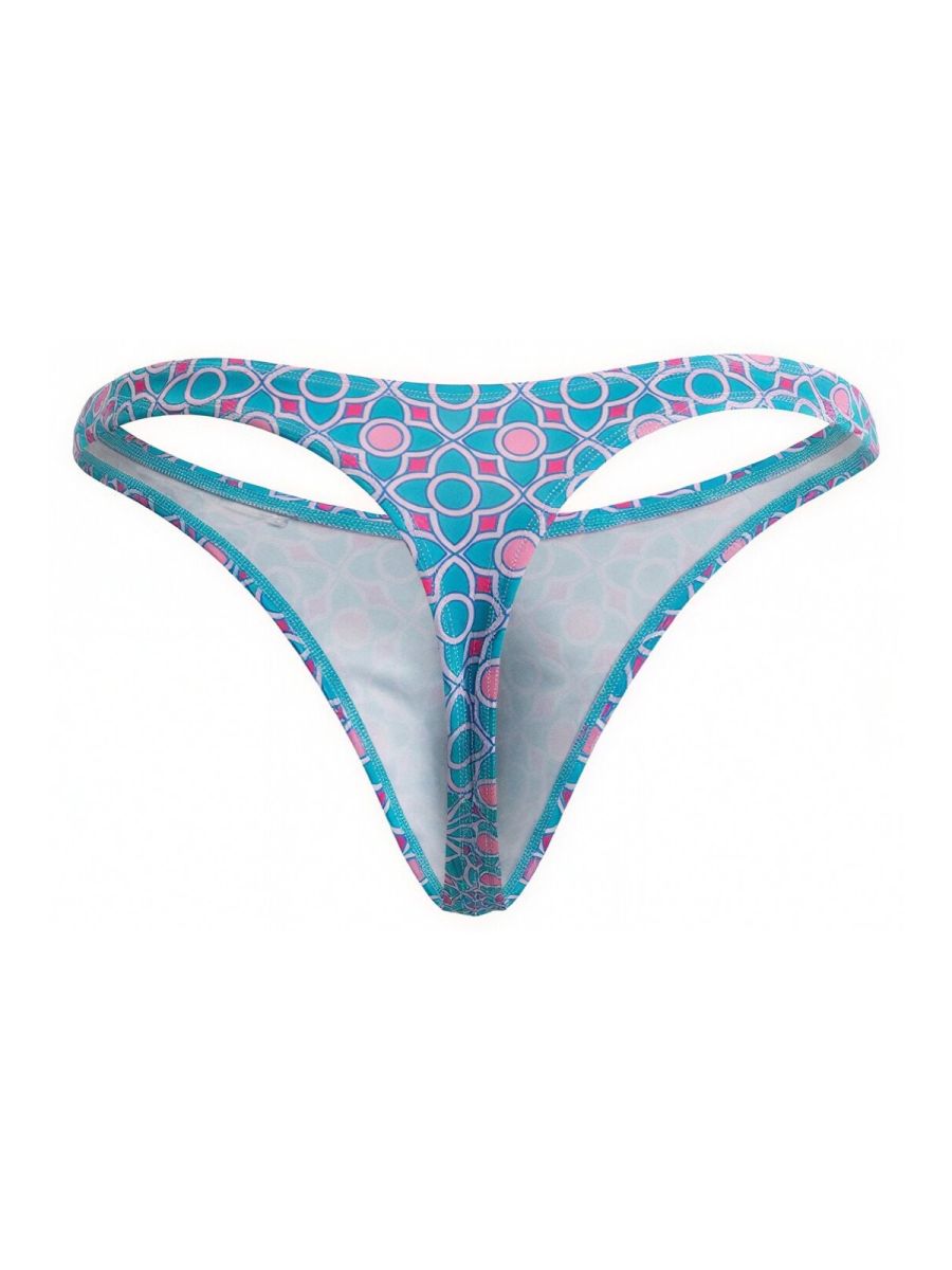 CandyMan 99924 Mens Colourful Modern Vibe Thongs Printed Blue