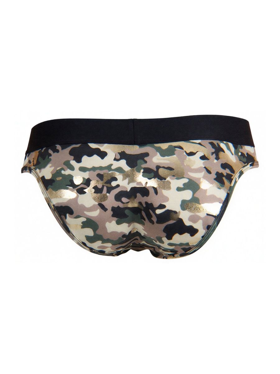 CandyMan 99938 Mens Classic Briefs with Modern Fit Camouflage