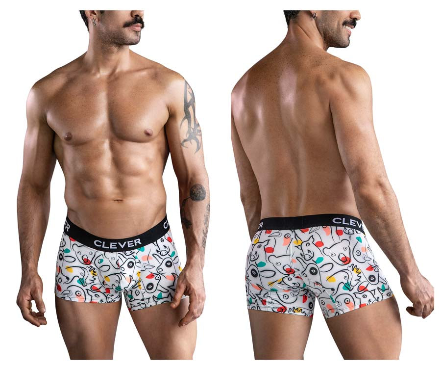 Clever 1725 Grange Trunks White Multi