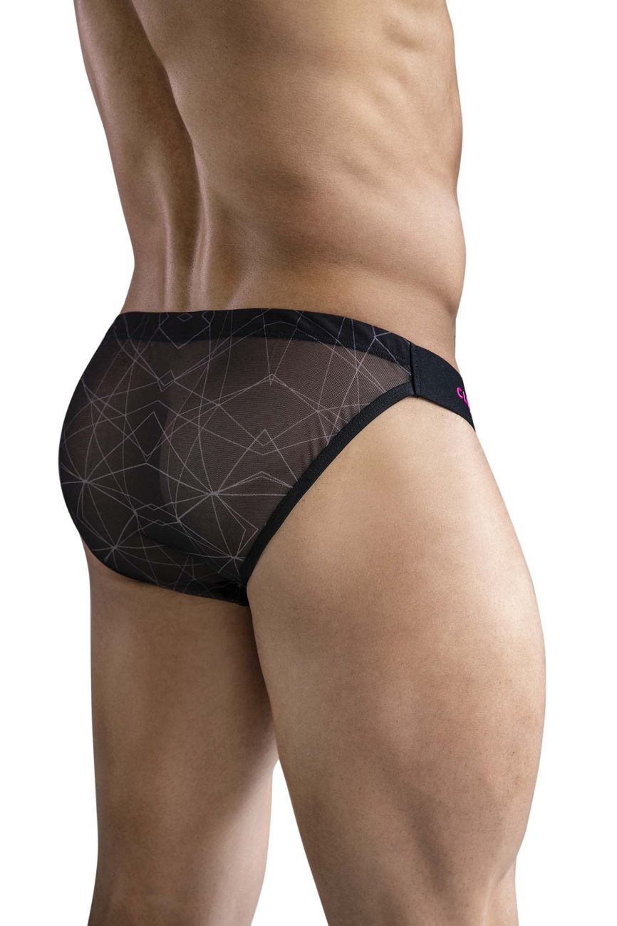Clever 1747 Geometric Bikini Black