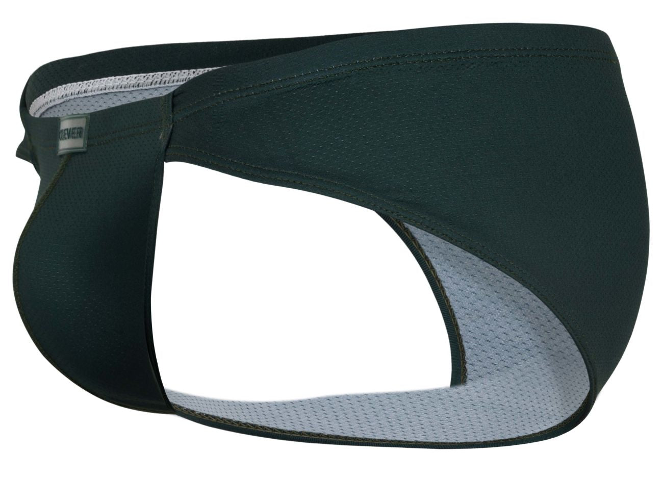 Clever 1775 Optimo Mens Sleek Contoured Pouch Briefs Dark Green