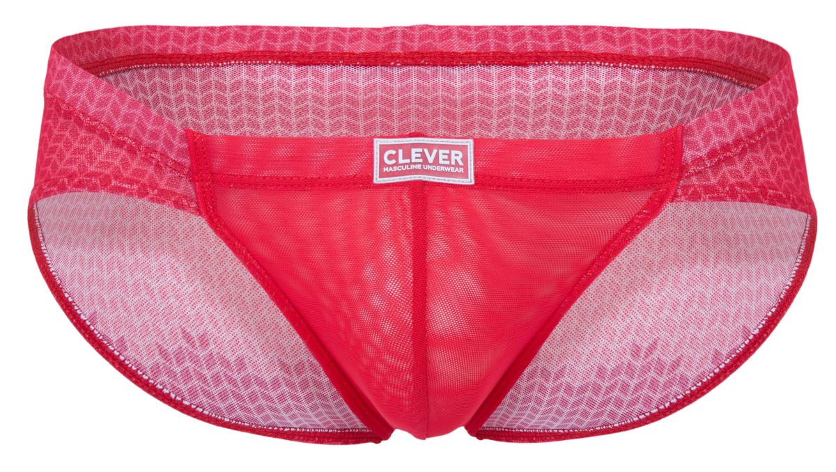 Clever 2016 Mosaico Mens Light Weight Breathable Briefs Red