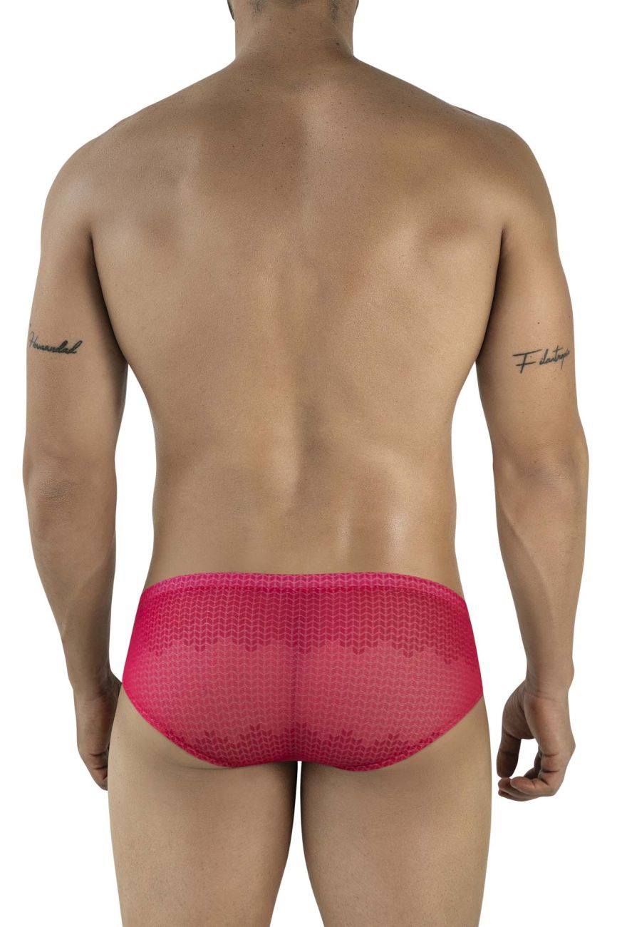 Clever 2016 Mosaico Mens Light Weight Breathable Briefs Red
