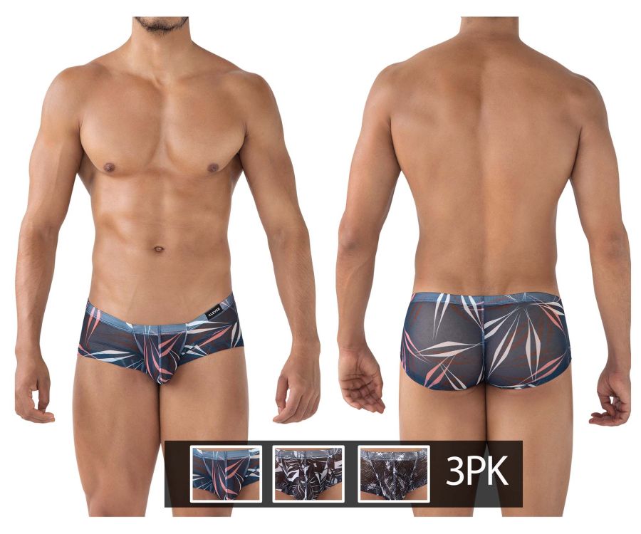Clever 229961 3PK Australian Latin Trunks Color Multi-colored