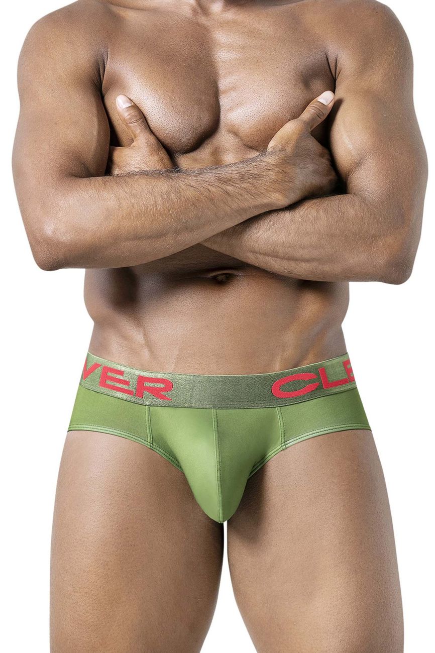 Clever 519968 3 Pack Mens Australian Latin Briefs Beige-Blue-Green