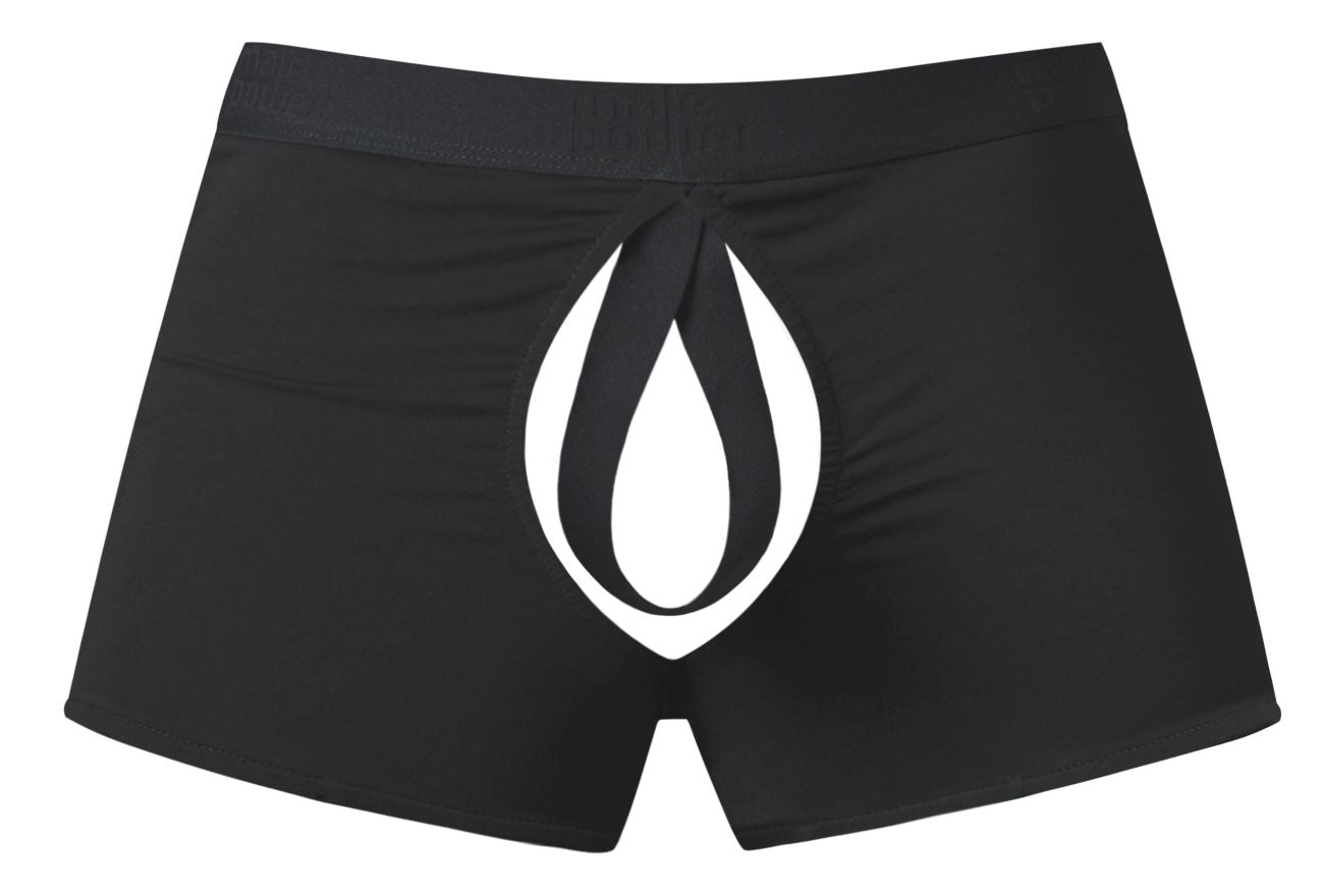 Male Power 162-304 Male Open Ended Moonshine Short Black