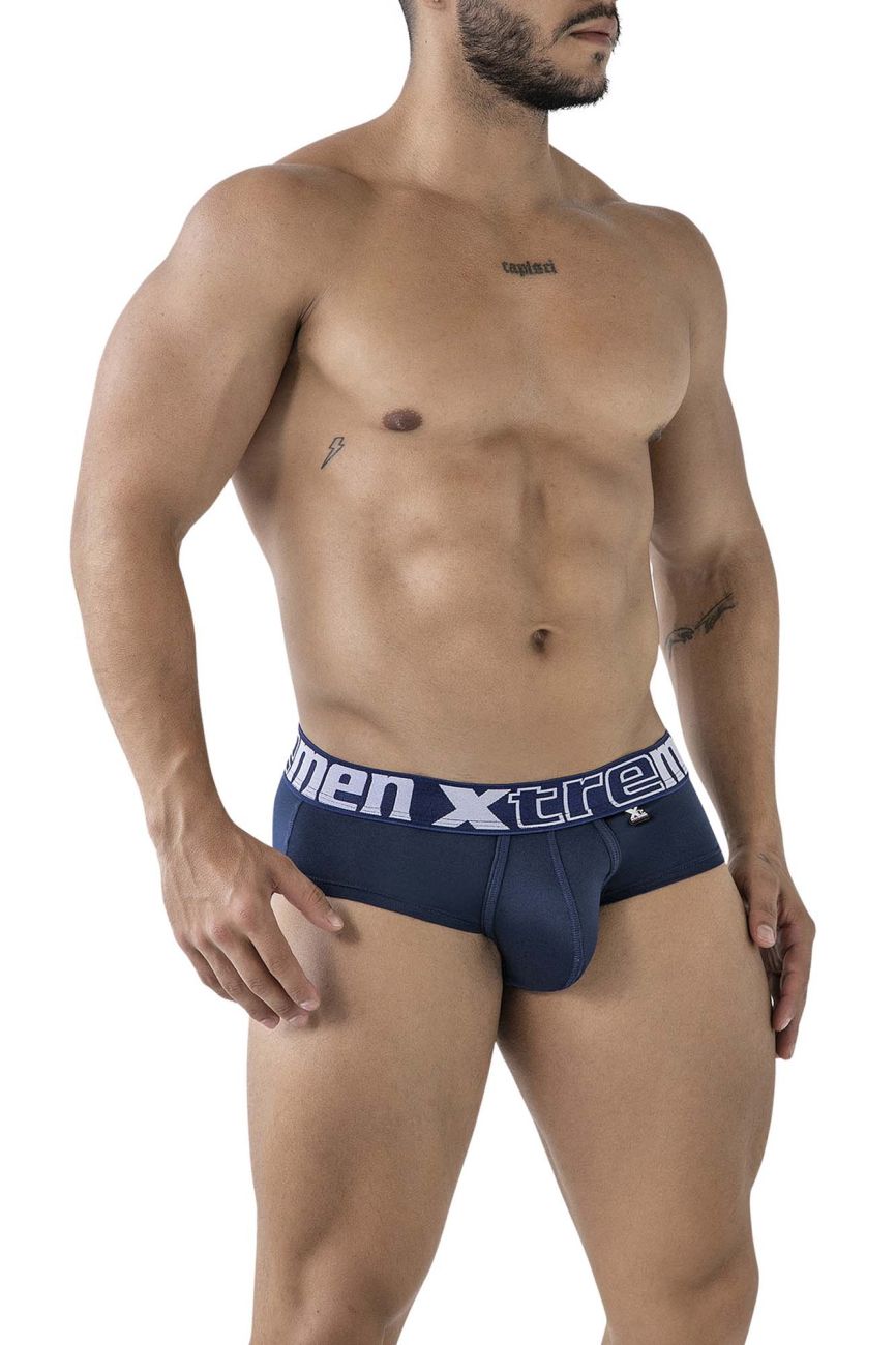 Xtremen 41316 Mens Comfortable Microfiber Briefs Navy