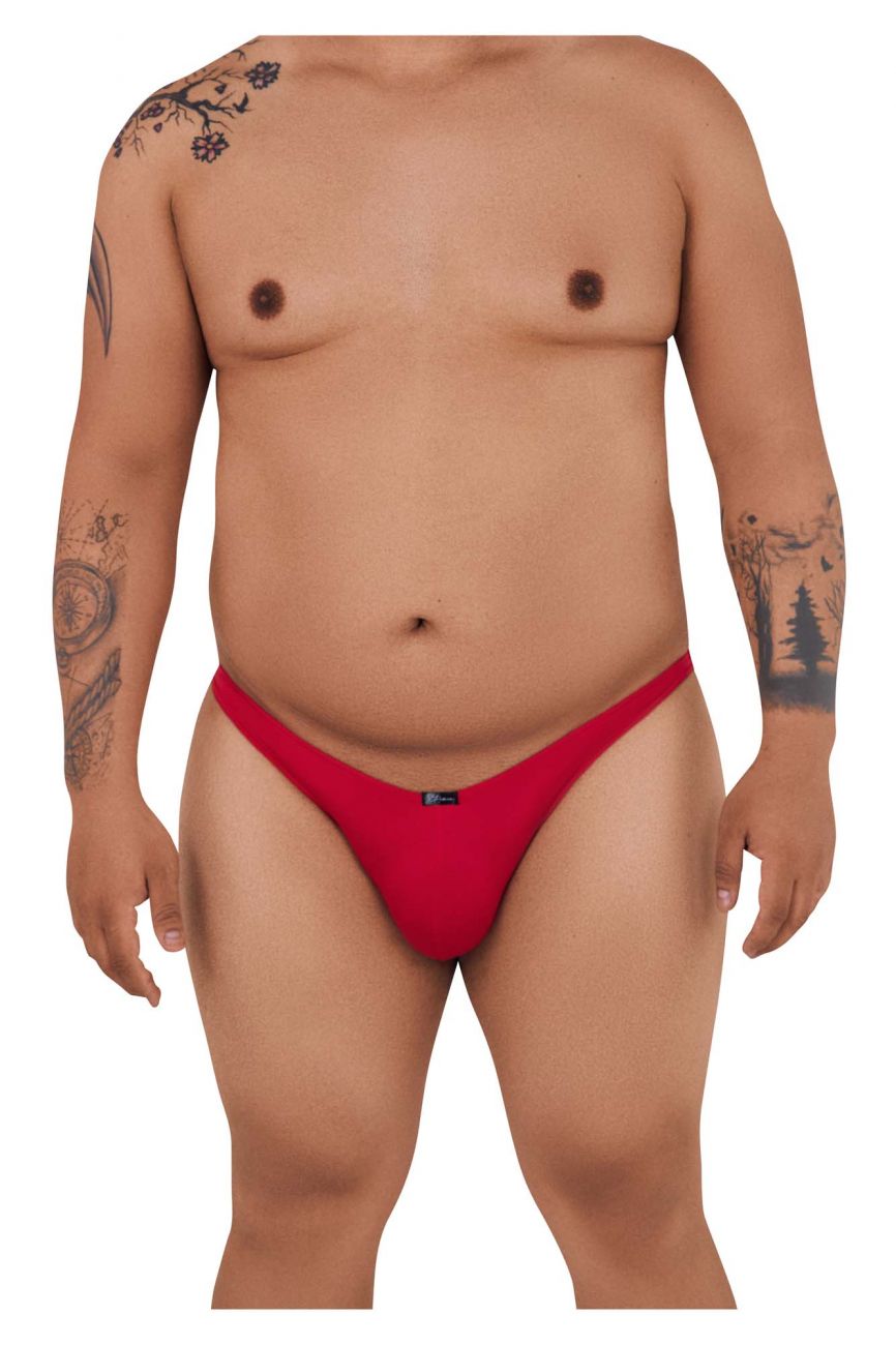 Xtremen 91093X Microfiber Bikini Red Plus Sizes