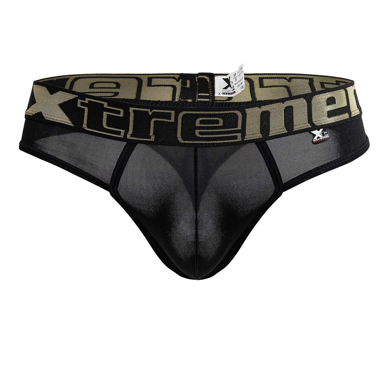 Xtremen 91208B Microfiber Mens Thongs Black