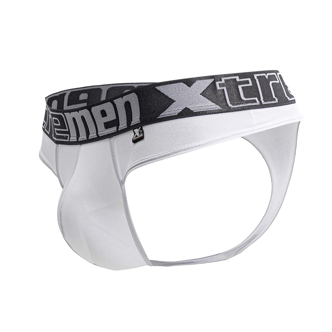 Xtremen 91208B Microfiber Mens Thongs White