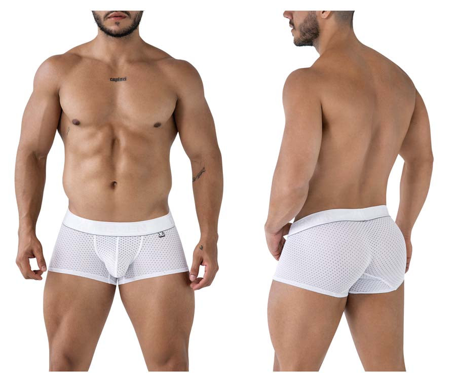 Xtremen 91212B Mens Breathable Microfiber Trunks White