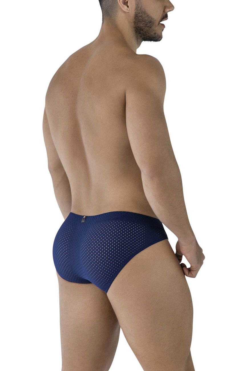 Xtremen 91213B MenSilky Microfiber Briefs Navy