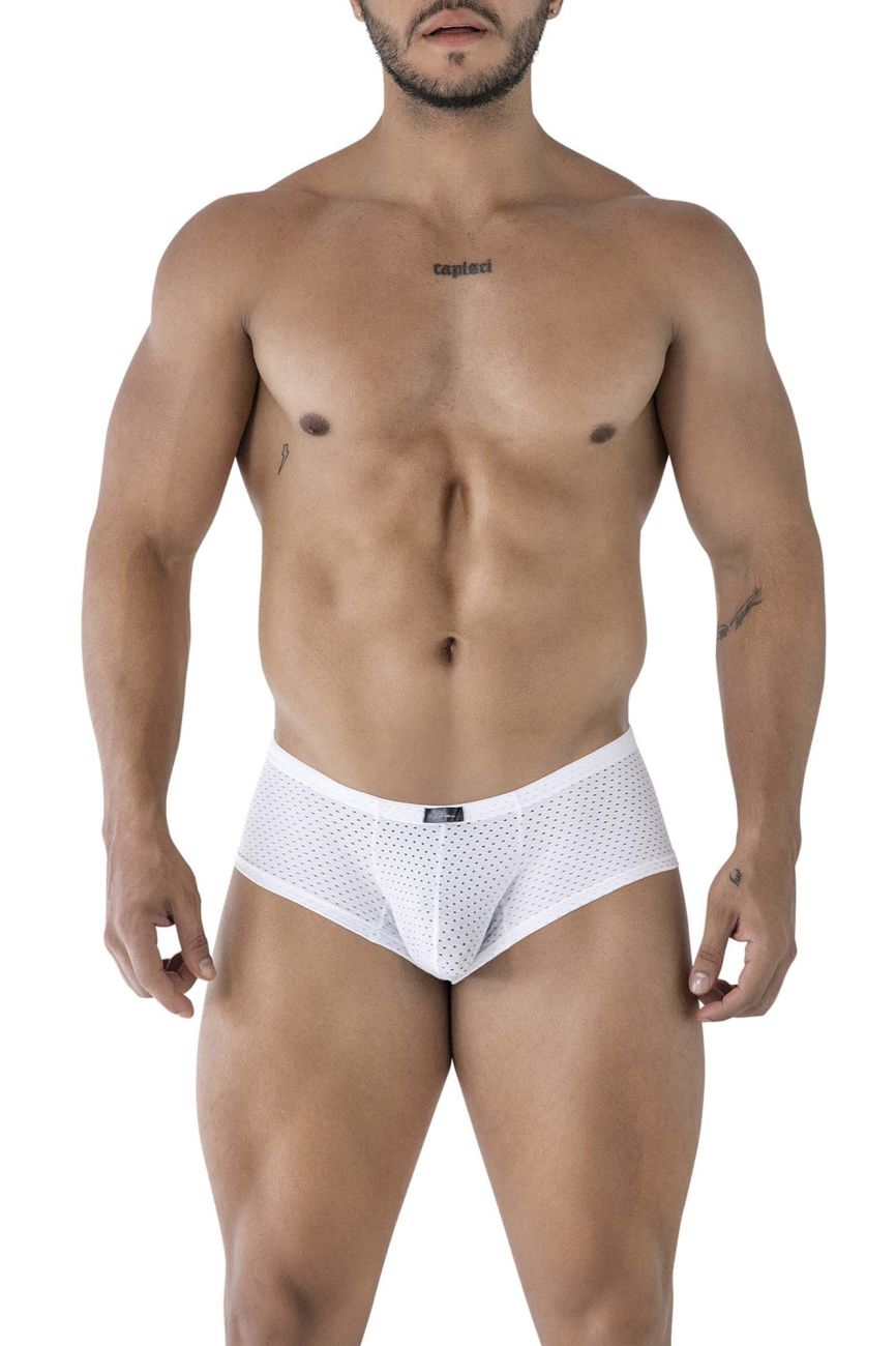 Xtremen 91216B Mens Silky Microfiber Underwear Trunks White
