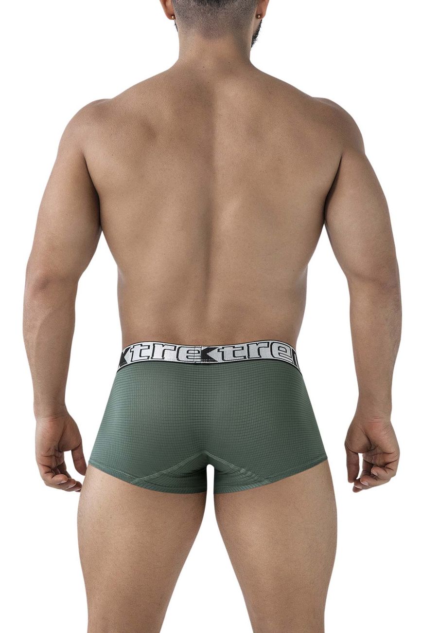 Xtremen 91222 Microfiber Mens Underwear Trunks Green