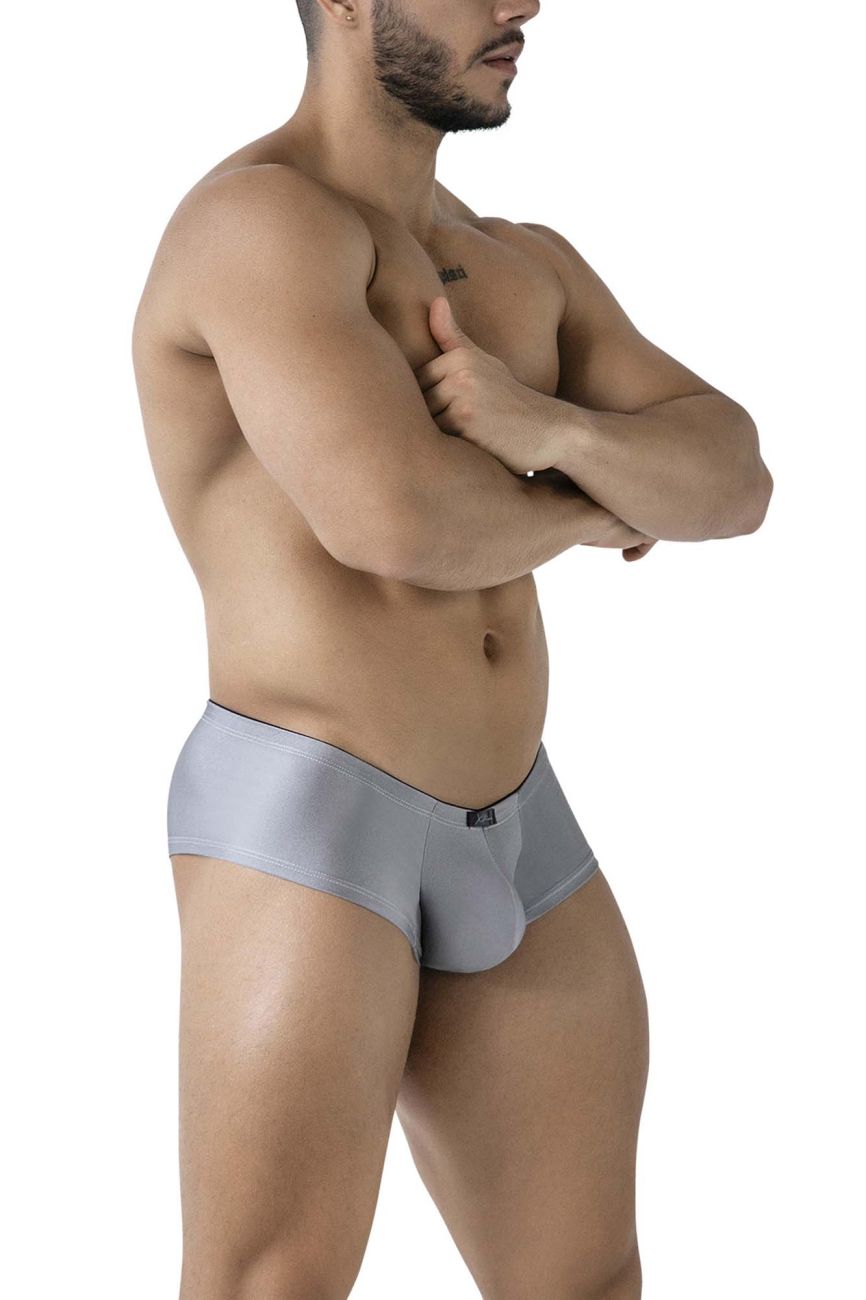 Xtremen 91234 Mens Microfiber Contoured Fit Trunks Gray