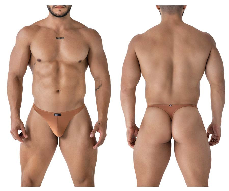 Xtremen 91238 Mens Ultra Comfortable Microfiber Thongs Brown