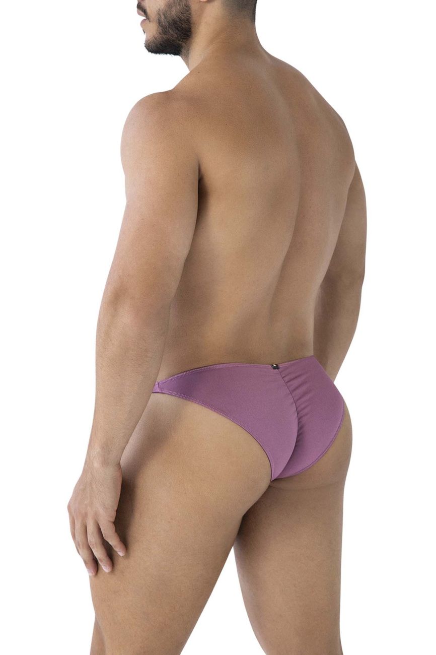 Xtremen 91239 Mens Ultra Comfortable Microfiber Bikini Blackberry