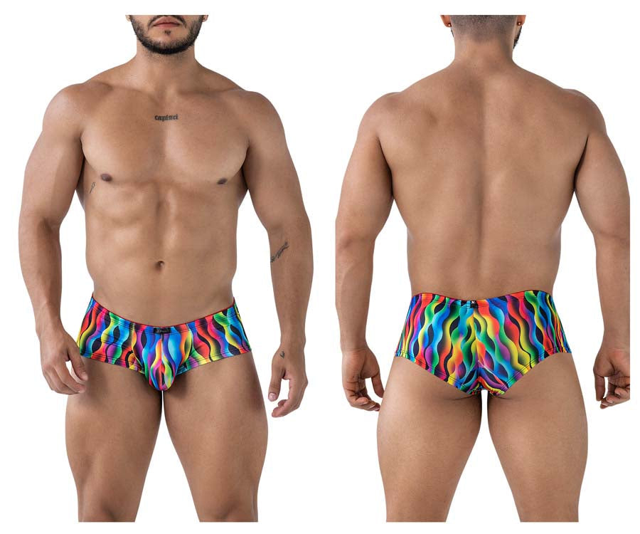 Xtremen 91249 Printed Mens Colourful Trunks Waves