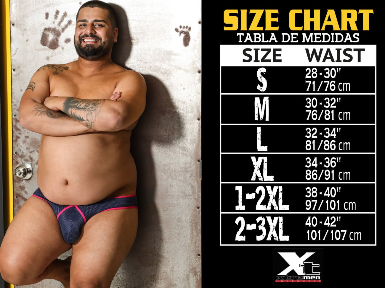 Xtremen 91074 Microfiber Briefs Dark Blue