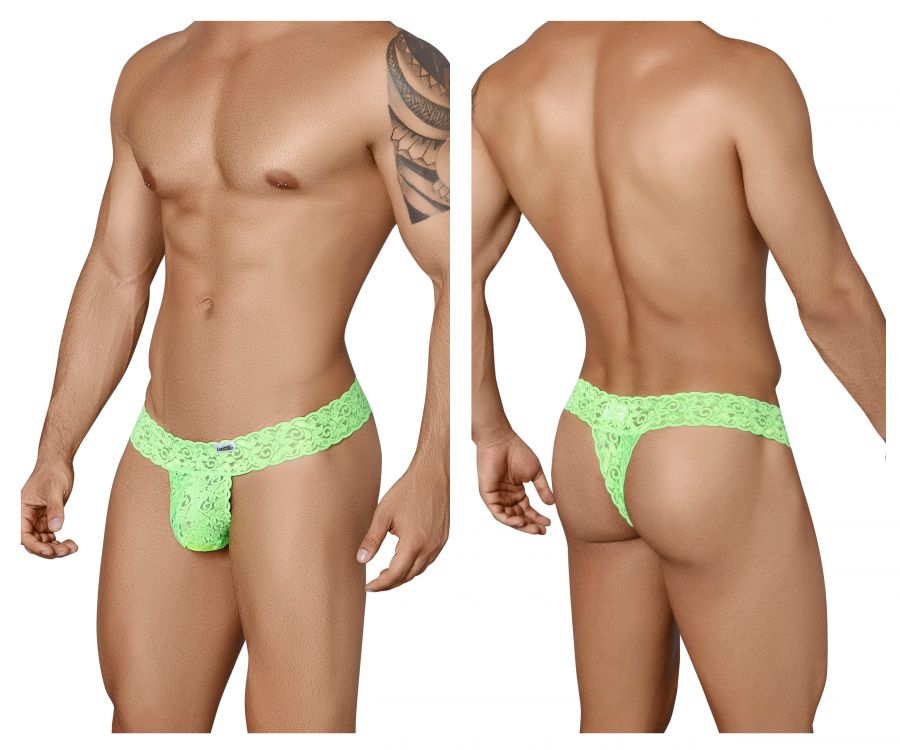 CandyMan 99315 Peek a Boo Thong Green