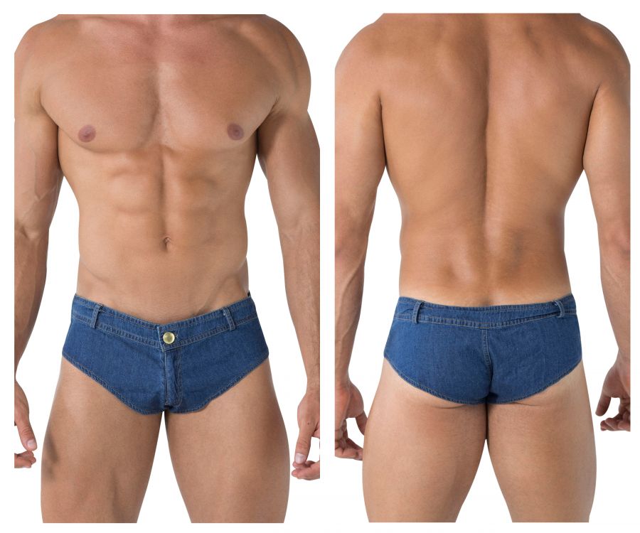 CandyMan 99476 Cowboy Briefs Blue Denim