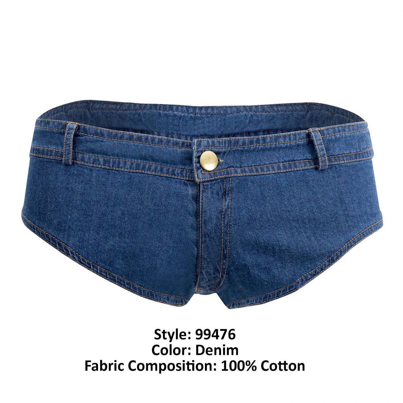 CandyMan 99476 Cowboy Briefs Blue Denim