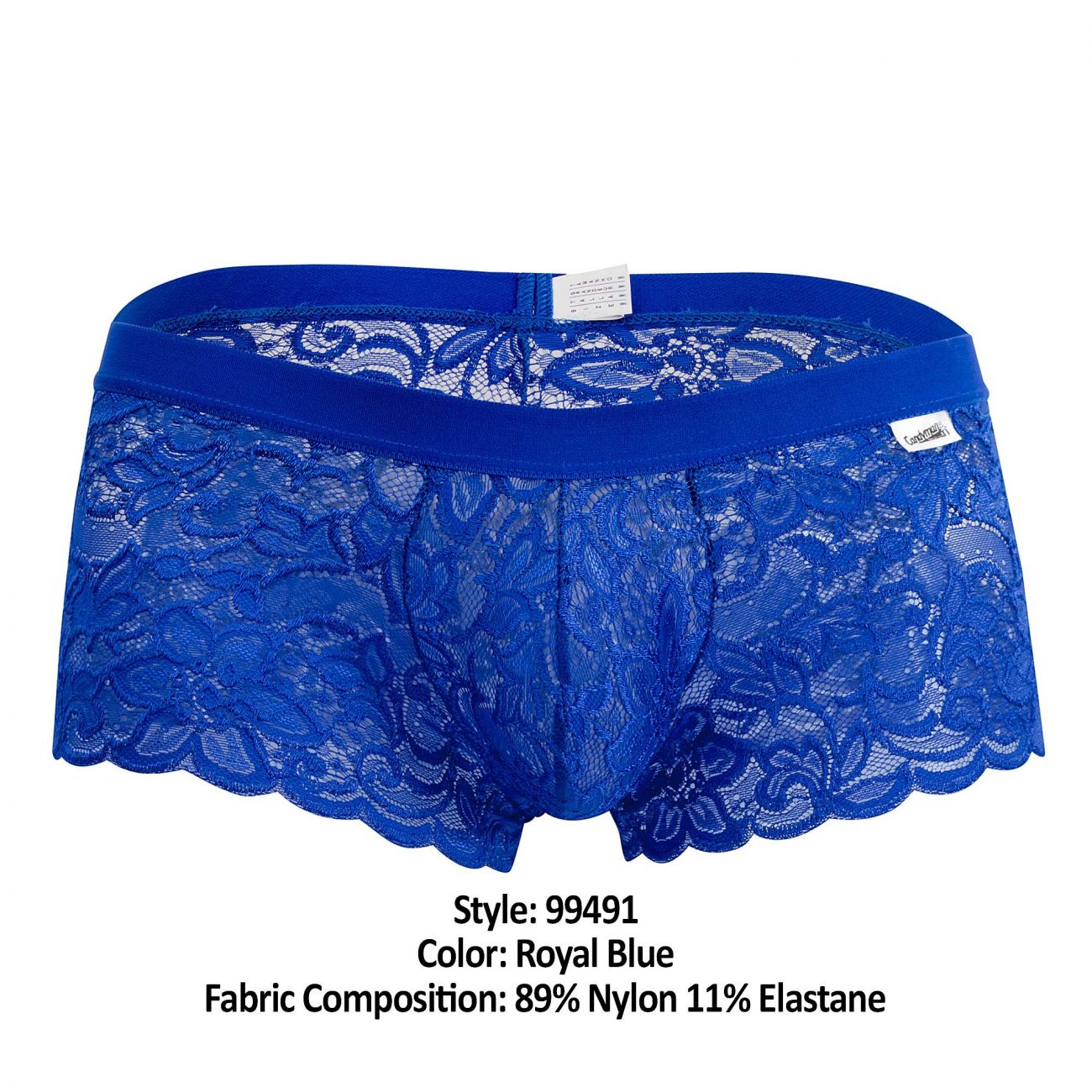 CandyMan 99491 Heart Lace Trunks Blue