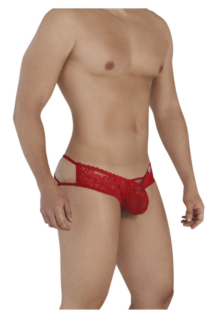 CandyMan 99535 Bow Jockstrap Red