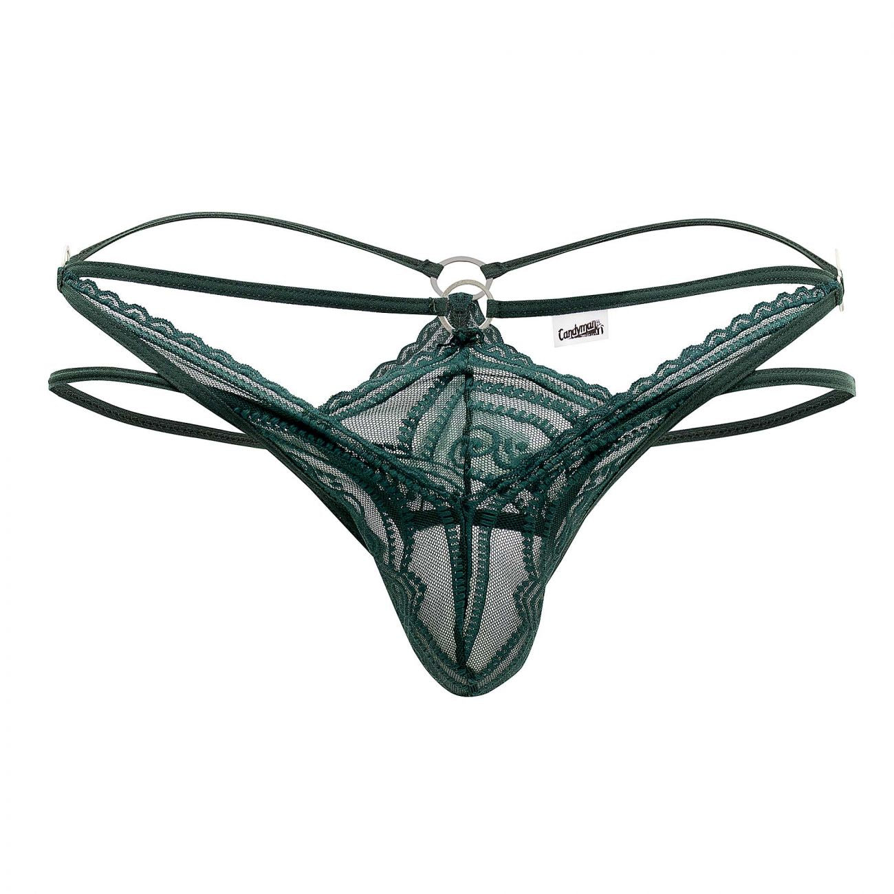 CandyMan 99547 Double Thongs Hunter Green