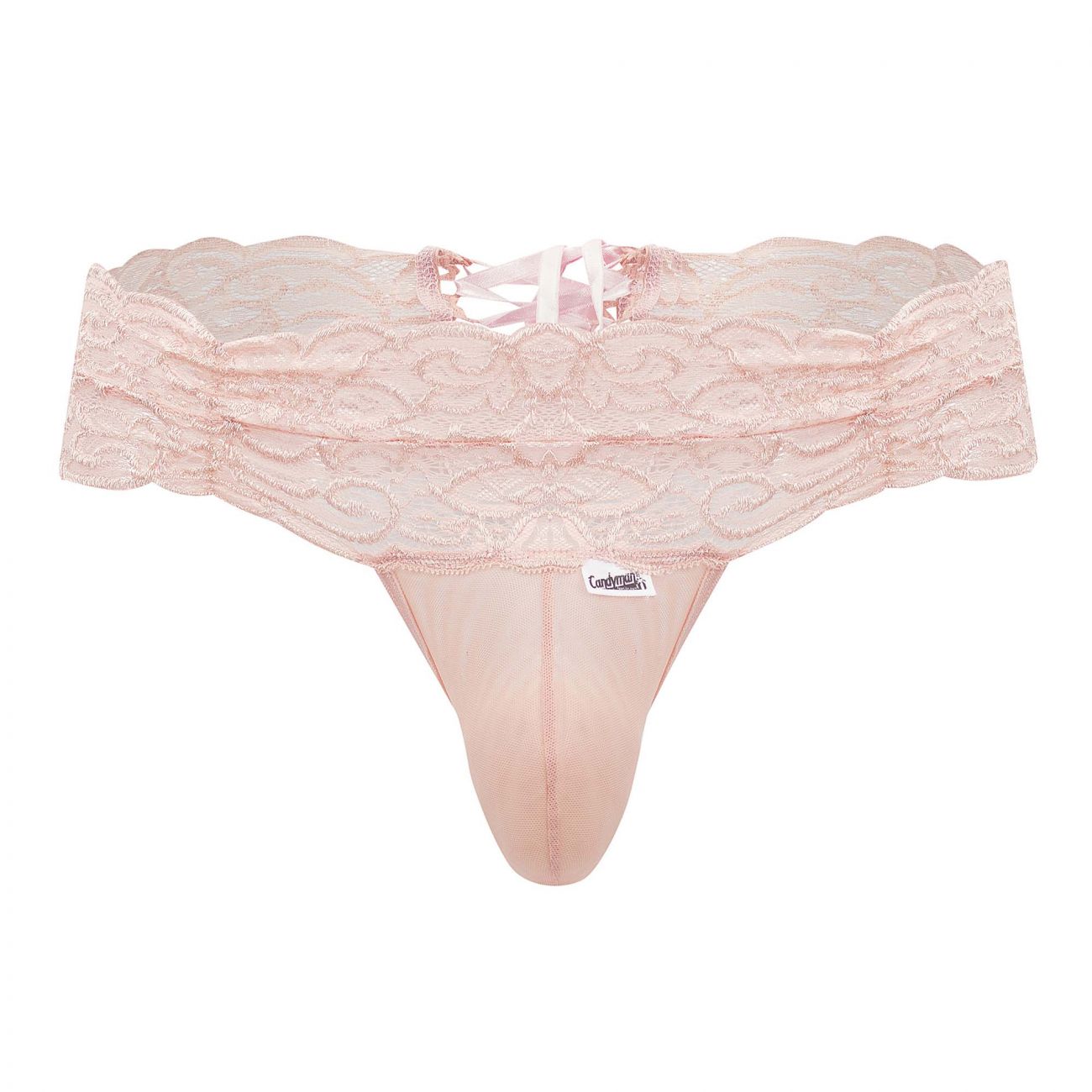 CandyMan 99595 Lace Thongs Rose
