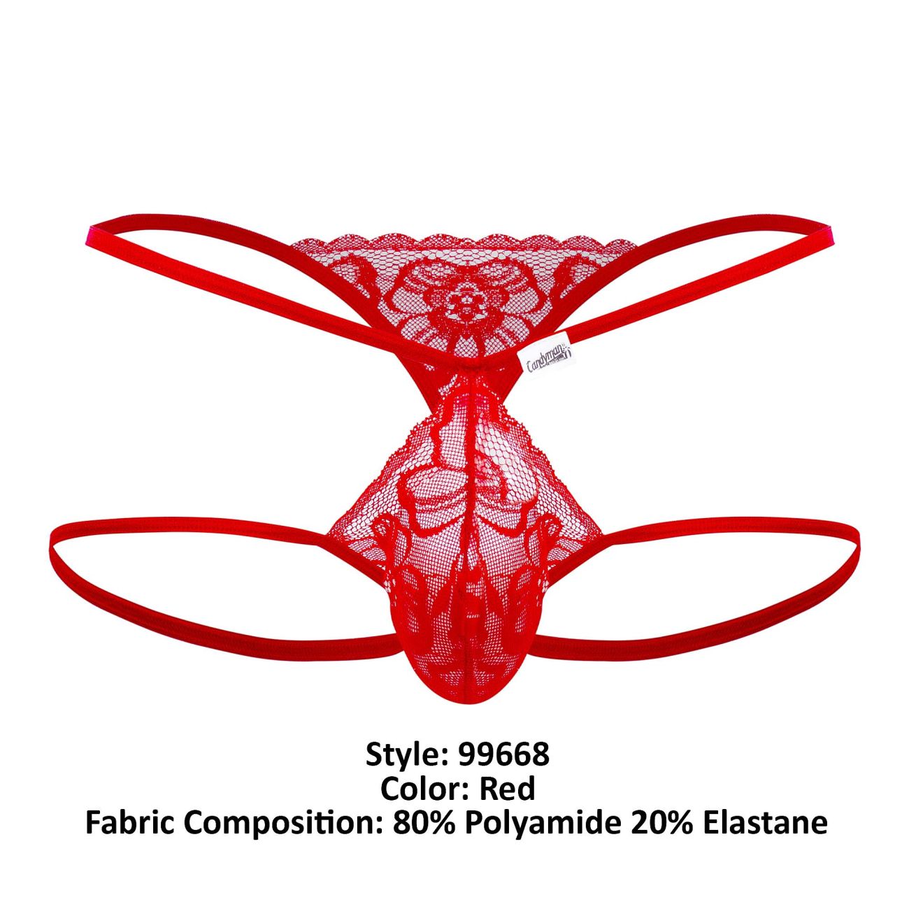 CandyMan 99668 Jock Thongs Red