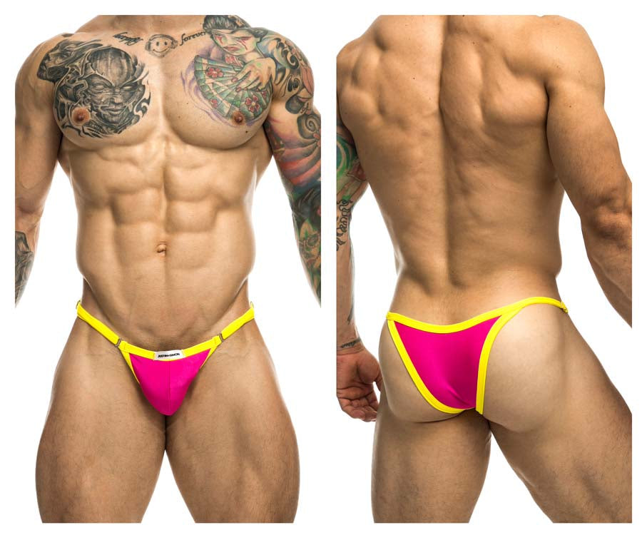 JUSTIN+SIMON XSJ12 Bikini One Hot Pink