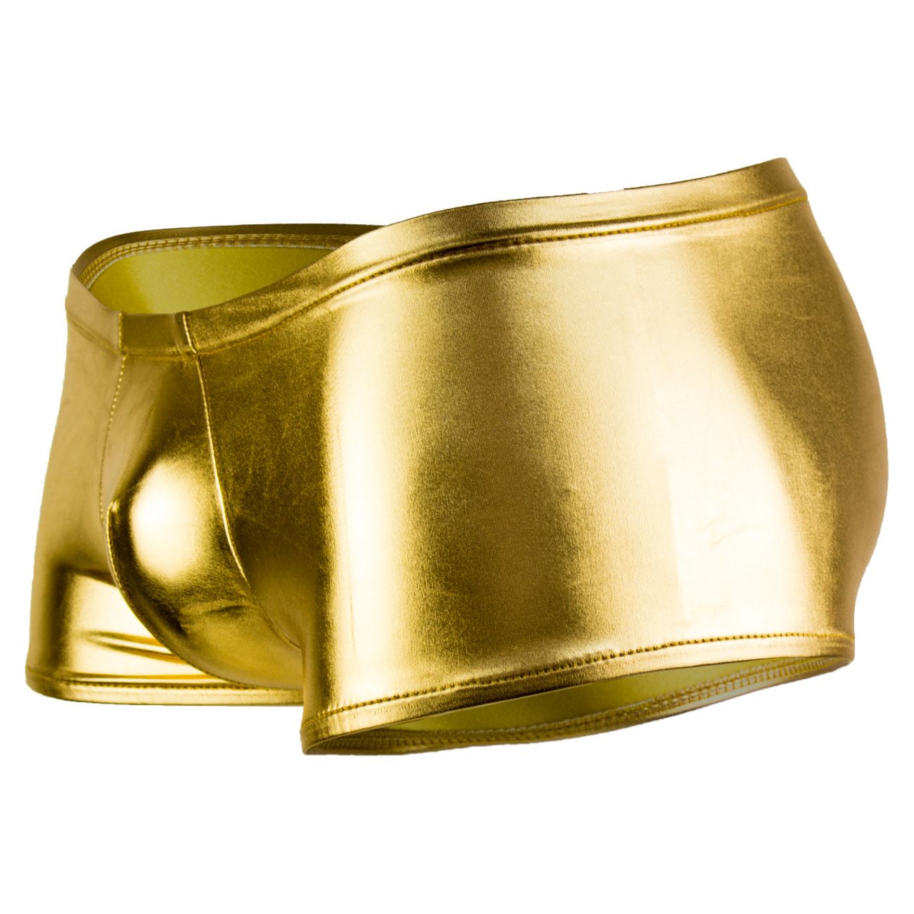 Male Power 153070 Heavy Metal Mini Short Boxer Briefs Gold