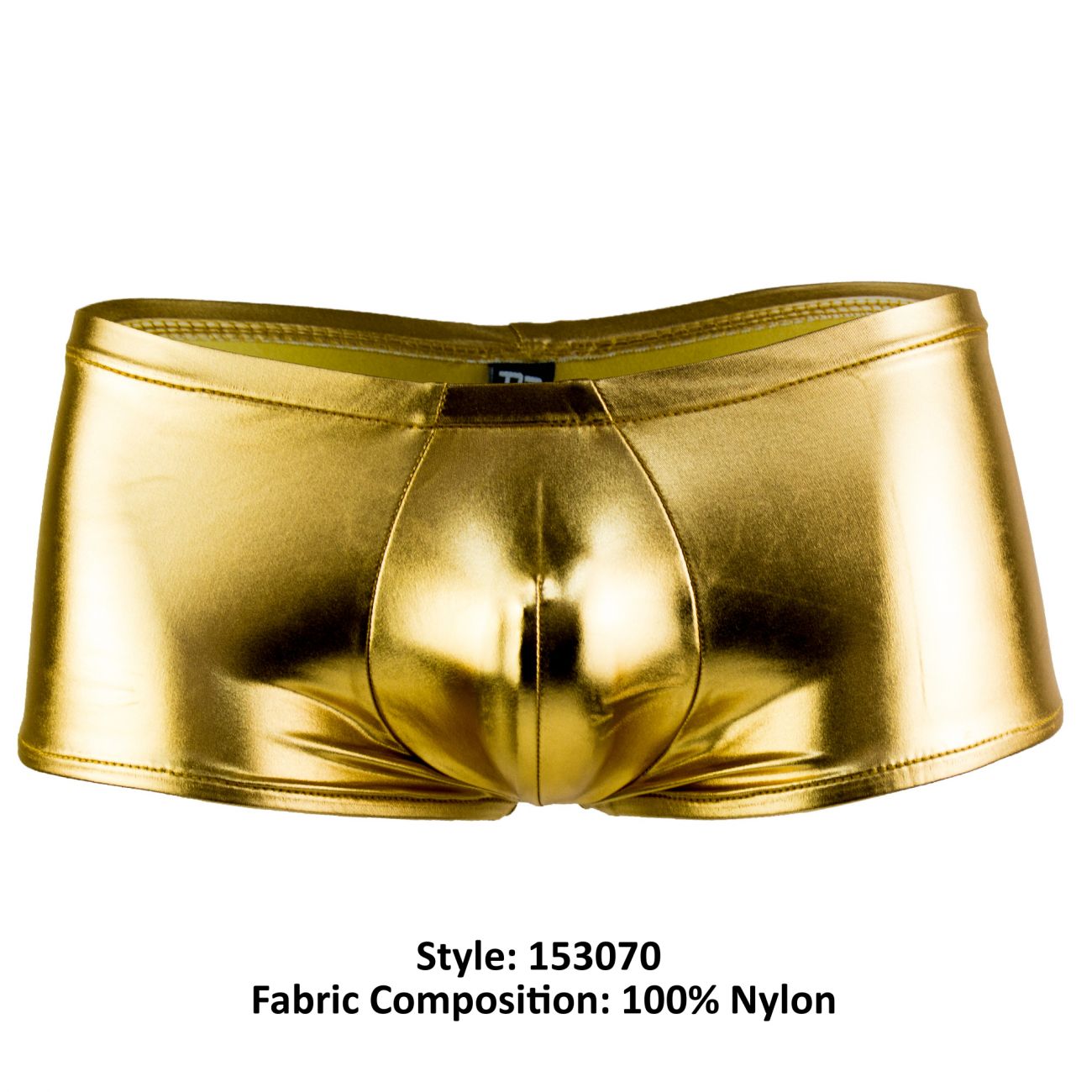 Male Power 153070 Heavy Metal Mini Short Boxer Briefs Gold
