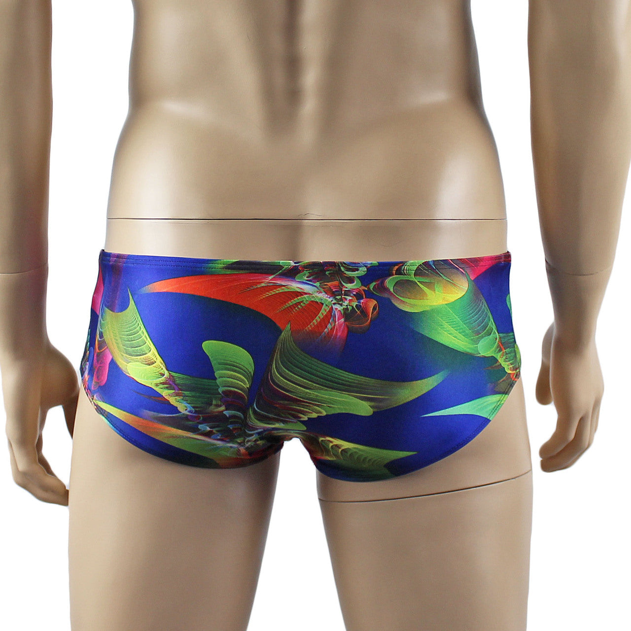 Mens Festival Playtime Mini Low Rise Party Shorts Multi-coloured