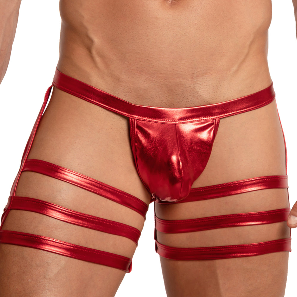 Miami Jock MJE049 Fancy Multi Strap Garter Mens Jockstrap Underwear