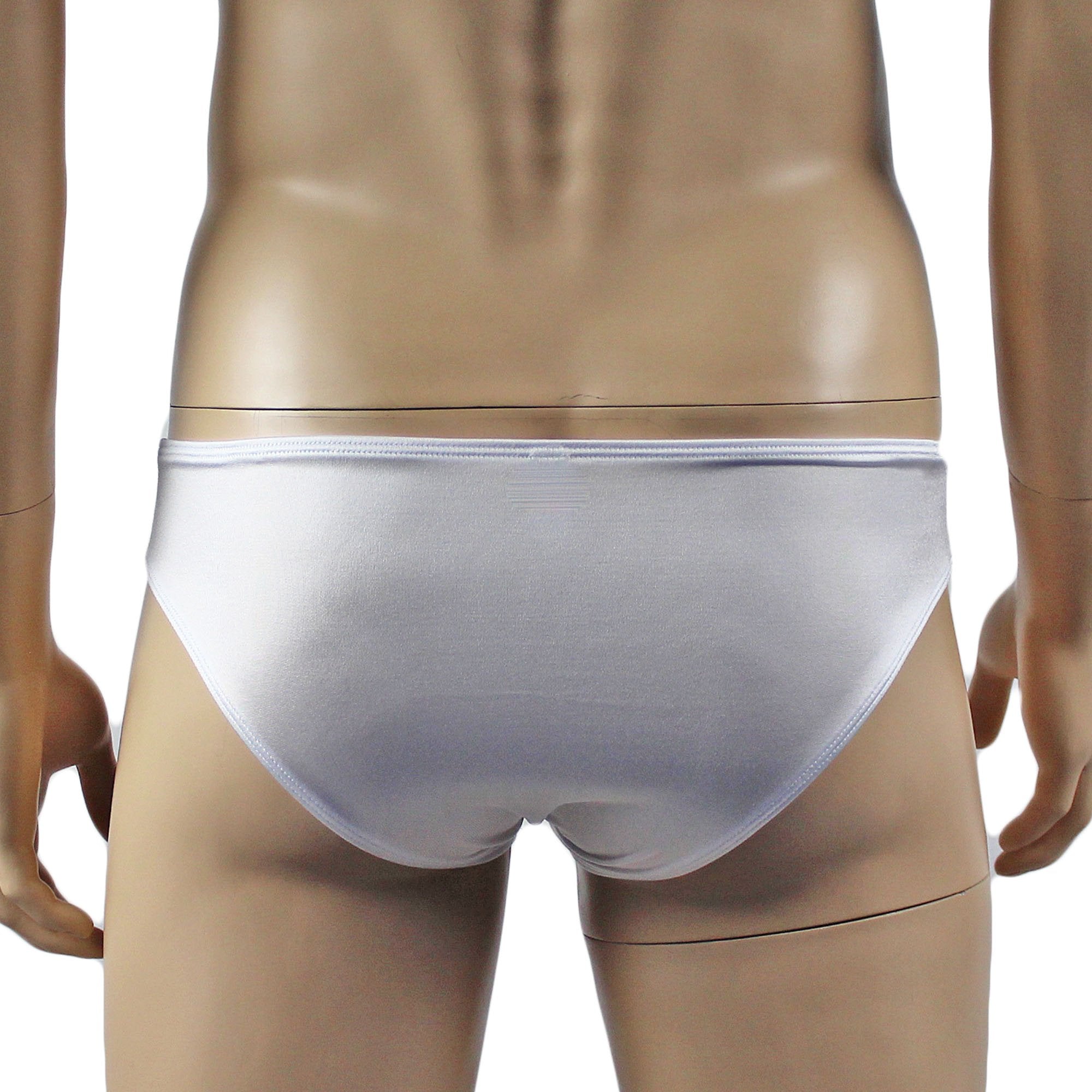 Male Romance Stretch Spandex Camisole Top & Brief for Lingerie Men White or Black