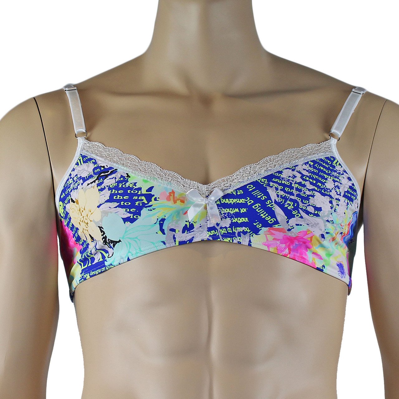 Mens Suzanne Floral Bra Top & Bikini Brief
