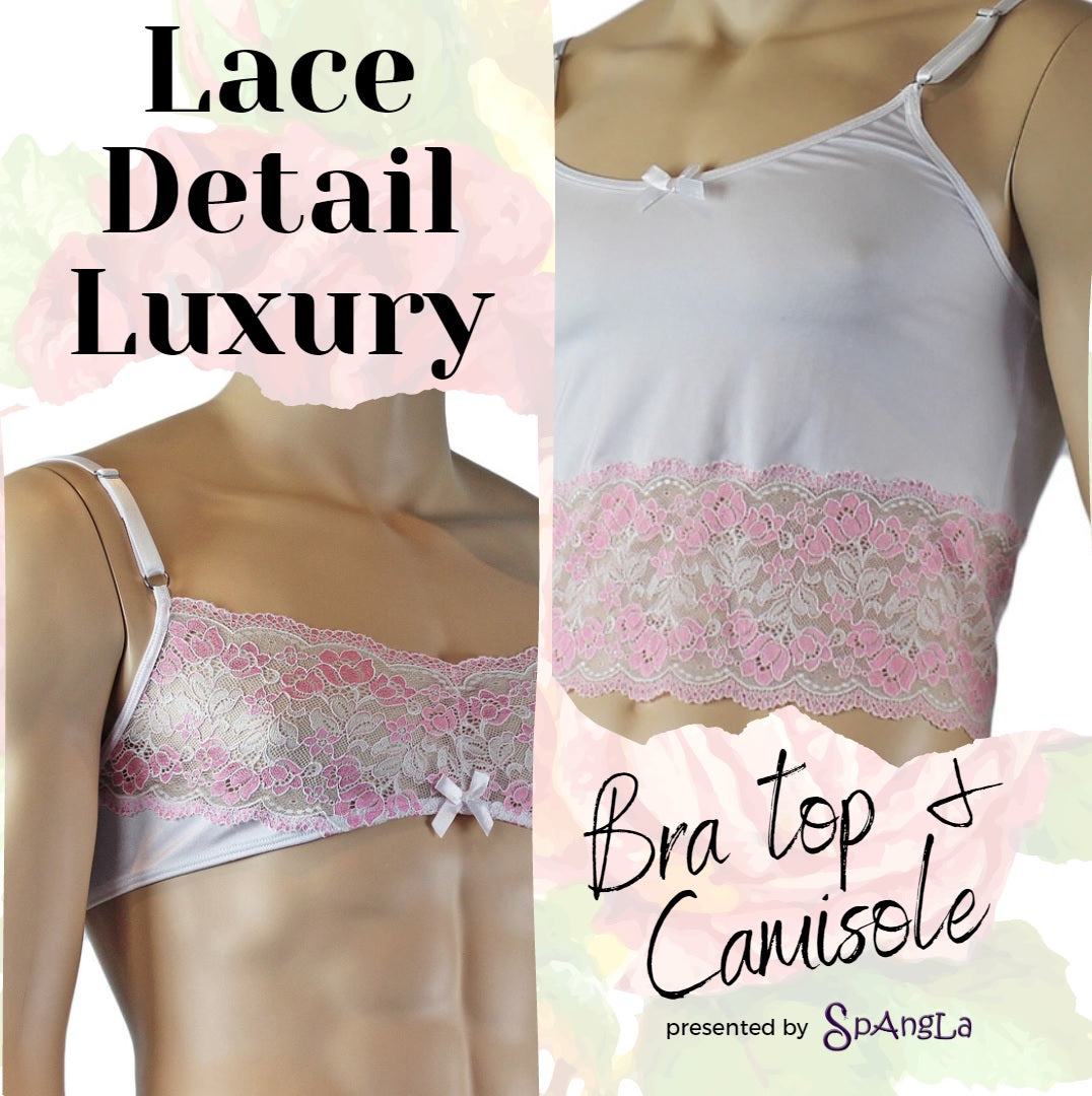 Spangla Serves a Luxurious Bra Top & Camisole for your Lingerie Bottoms