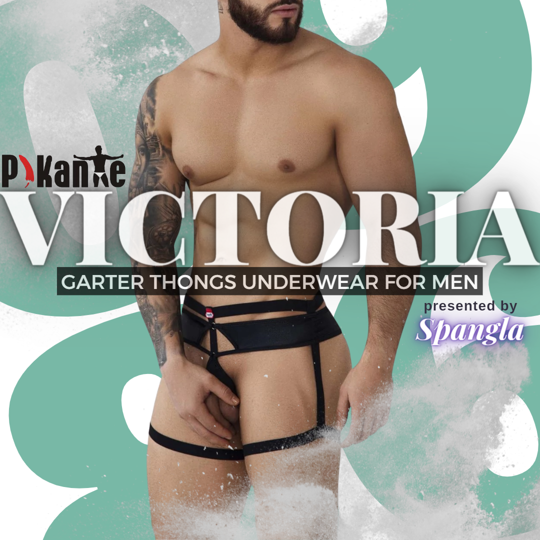 Brave Any Occasion with the Pikante Victoria Garter Thongs Underwear for Men!