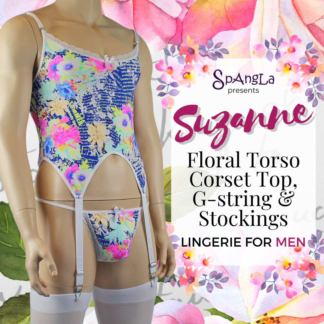 Accentuate Your Torso with Flowers in the Spangla Suzanne Corset Top Ensemble