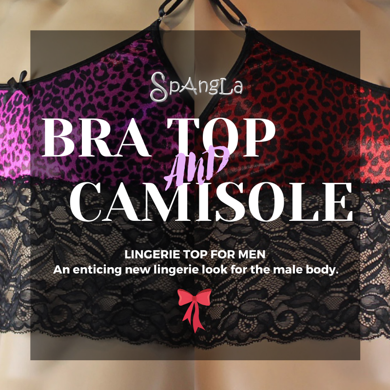 A Cunning Combination of Camisole and Bra Top for Men by Spangla