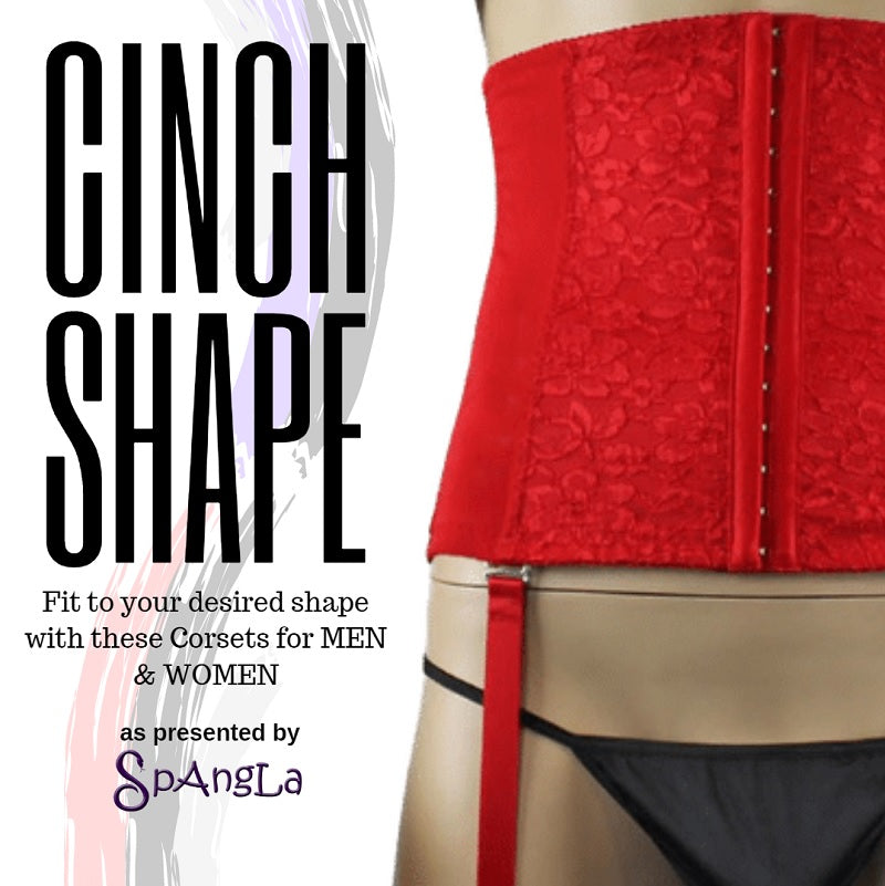 Sheer Bustier Waist Cinchers Perfect for your Spangla Lingerie of Choice!