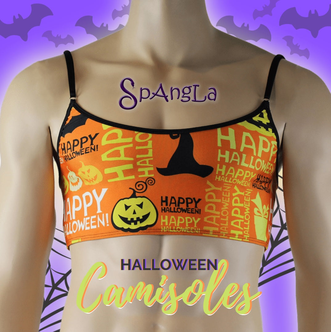 Slip Into These Spook-tacular Spangla Camisoles Perfect for Halloween!