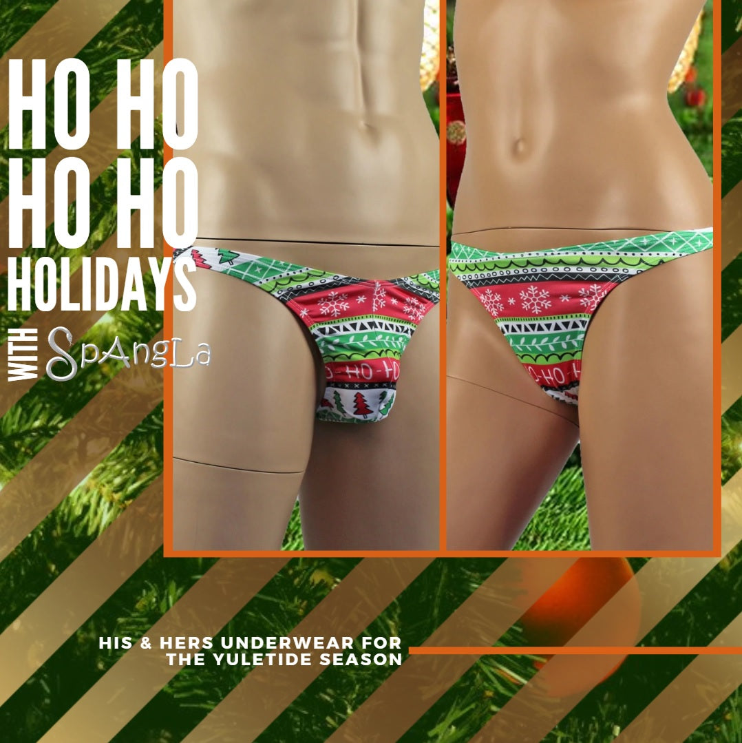 Wrap Yourself with Christmas Cheer in Spangla’s His & Hers Underwear!