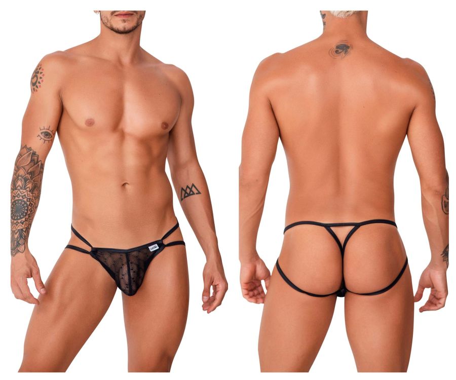 CandyMan 99762 Jock G-String Black