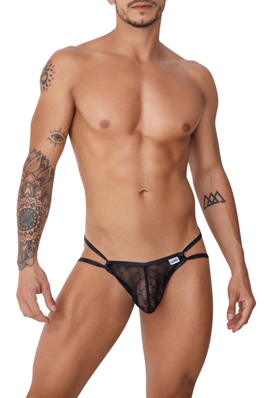 CandyMan 99762 Jock G-String Black