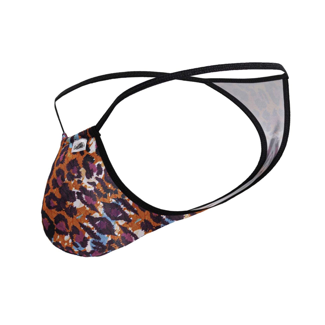 CandyMan 99877 Mens Wild Animal Thongs Animal Print Plus Sizes